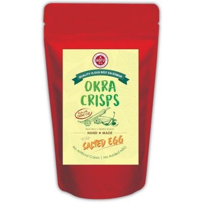 HOFU (P) OKRA CRISPS SALTED EGG 60G (16 Units Per Carton)