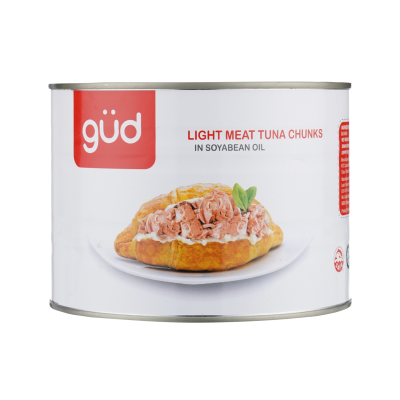 GUD Tuna Chunks in Soya Bean Oil 1.85kg [KLANG VALLEY ONLY]