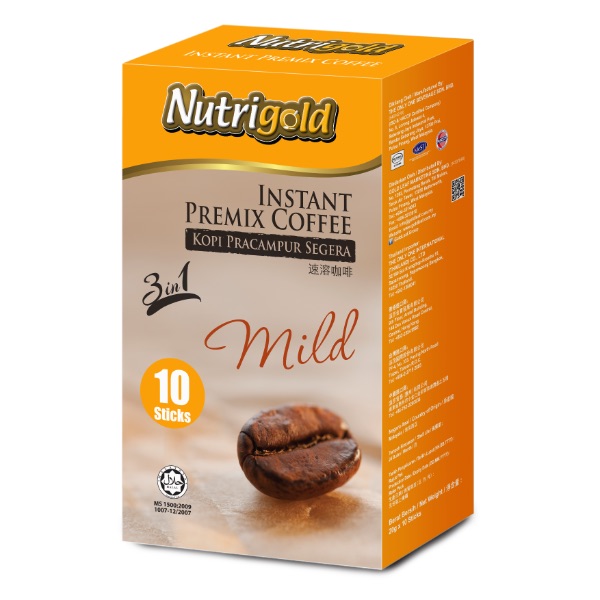 3in1 Premix Coffee Mild 10s Box (carton) (24 Units Per Carton)