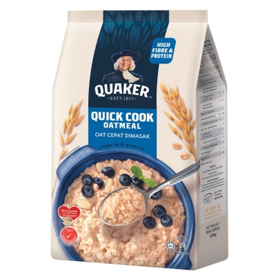 QUAKER QUICK COOK FOIL 1.35KG x 12