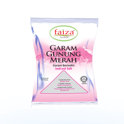 FAIZA RED ROCK SALT 400G