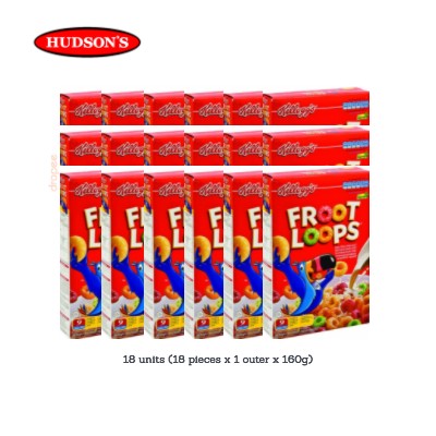 Kellog's Froot Loops 160g (18 Units Per Carton)