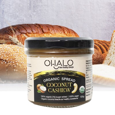 OHALO ORGANIC COCONUT CASHEW SPREAD 135G