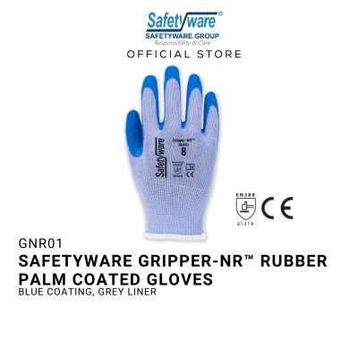 SAFETYWARE GRIPPER-NR RUBBER PALM COATED GLOVES Sarung Tangan Kerja 1 pair [7|8|9|10]