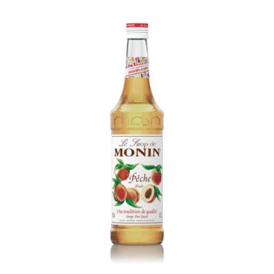 Monin Peach Syrup 700ml x 6