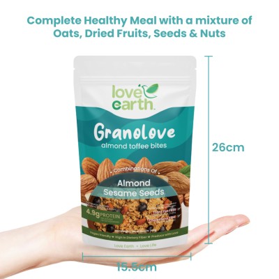 Granolove Almond Toffee Bites 300g