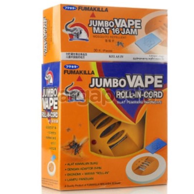 Fumakilla Vape Qmat30's + Roll in Cord