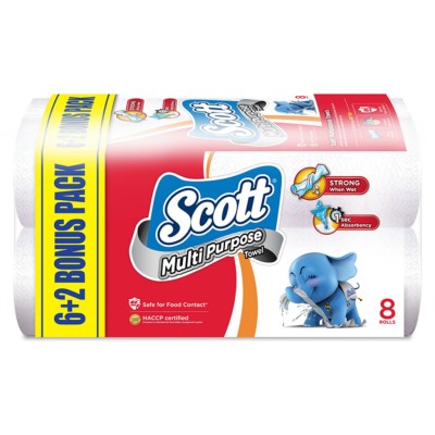 Scotts Kitchen Towel 8rolls [KLANG VALLEY ONLY]