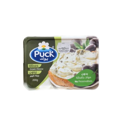 Puck Cream Cheese Olive 200g x 20