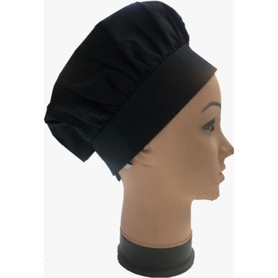 Fabric Chef Hat Black CH002B