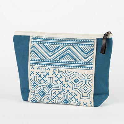 # CB 03 - TOSSA Cotton cosmetic bag - dark blue (50 Units Per Carton)