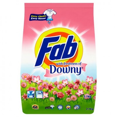 FAB DETERGENT POWDER DOWNY 1.9KG 5 X 1.9KG