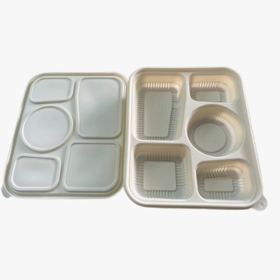 Biodegradable Corn Starch Lunch Box with Lids (50 pcs)