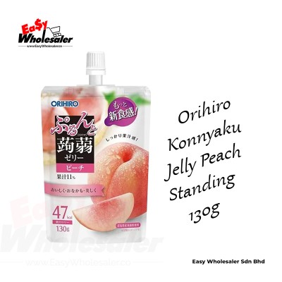 ORIHIRO KONNYAKU JELLY STANDING (PEACH) 130G