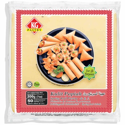 Spring Roll Pastry 5" (50 pcs - 200g) (40 Units Per Carton)