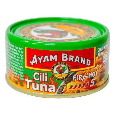 AYAM BRAND CHILI TUNA (FIRE HOT) 24 X 160G