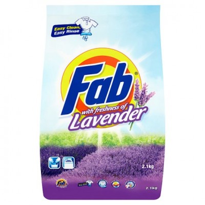 FAB DETERGENT POWDER LAVENDER 1.9KG 5 X 1.9KG