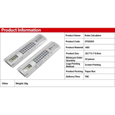 Multi-Functional Gift - Ruler Calculator