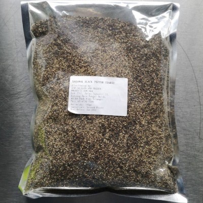 SARAWAK BLACK PEPPER FINE COARSE 500GM