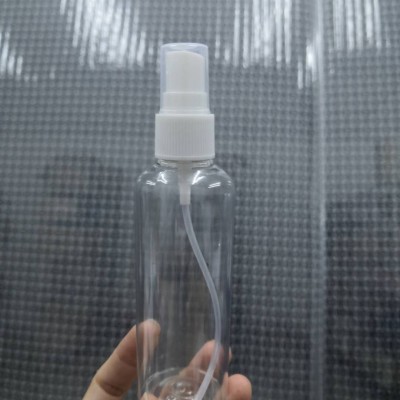 100ML PET TRANSPARENT BOTTLE SPRAY CAP 100ML (0107B-3T-2)