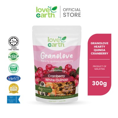 Granolove Hearty Quinoa Cranberry 300g