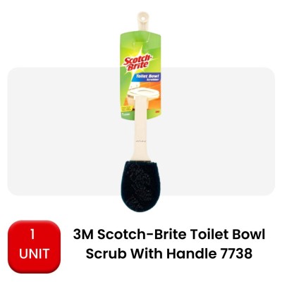 3M SCOTCH-BRITE 7738 TOILET BOWL SCRUB WITH HANDLE