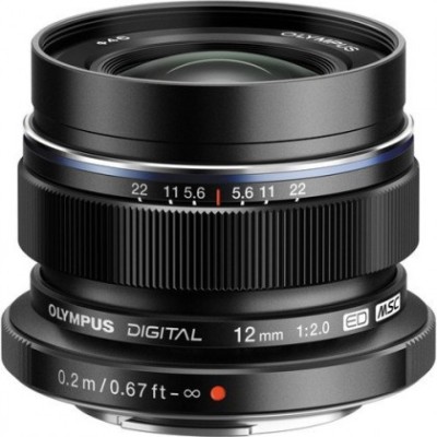 OLYMPUS 12MM F2 M.ZUIKO LENS (BLACK)