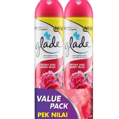 Glade Aerosol Peony & Berry Bliss Twinpack 320ml x 2s