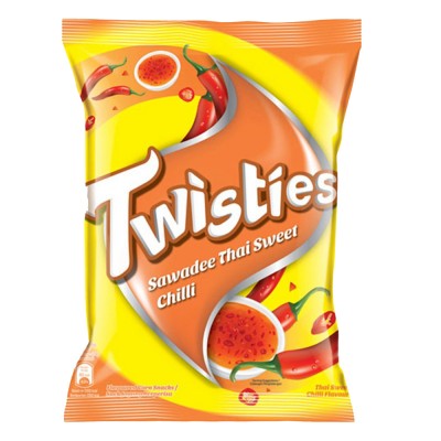 TWISTIES THAI SWEET CHILLI 60g 6 X 10 X 60G