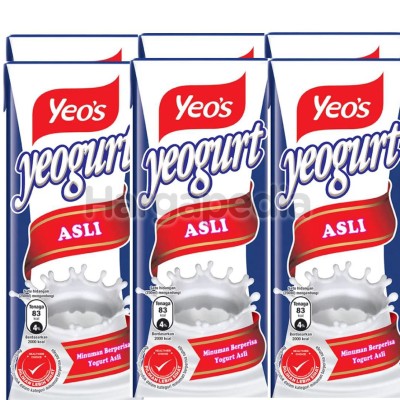 Yeo's Yeogurt Original 6x250ml