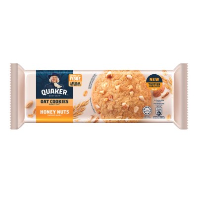 QUAKER OAT COOKIES HONEYNUTS 100G x 24