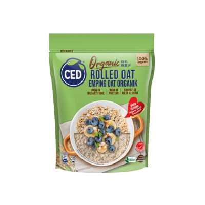 CED Organic Rolled Oat (450gx24)