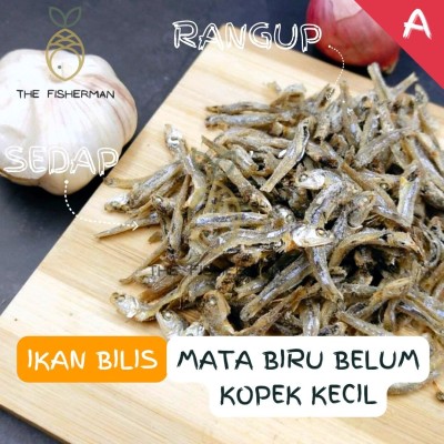 [Borong] Ikan Bilis Mata Biru Belum Kopek Kecil XS Size A( 10KG ) - The Fisherman