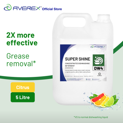 Averex Super Shine  - DW4 Concentrated Dishwashing Liquid (5L)