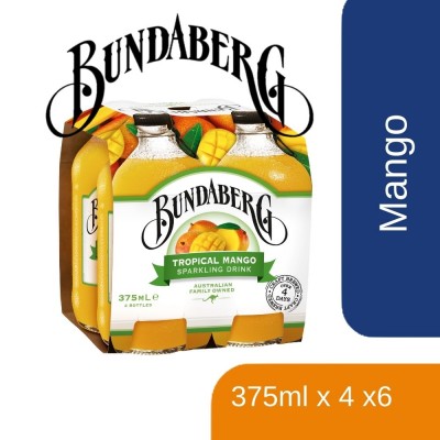 BUNDABERG TROPICANAL MANGO (375MLx4sx6)