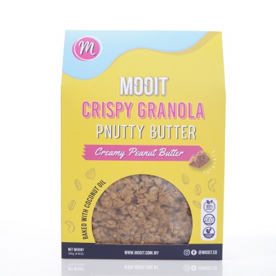 MOOIT PNutty Butter Crispy Granola (14 x 250g)