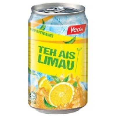 YEOS ICED TEA LEMON 300ML CAN (24 Units Per Carton)