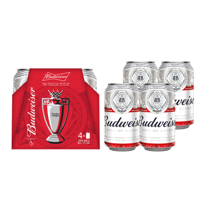 Budweiser Beer Can GP (4cans) 355 ml x 6