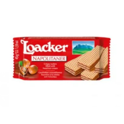 LOACKER Napolitaner Wafer 45 gm [KLANG VALLEY ONLY]