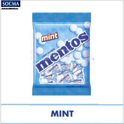 MENTOS POUCH BAG MINT 40x36s (40 Units Per Carton)