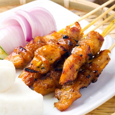 Premium Chicken Satay 10 Sticks with Peanut Sauce