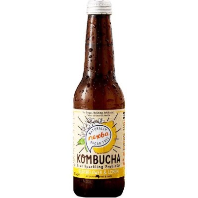 NEXBA Elderflower & Lemon Kombucha 330ML