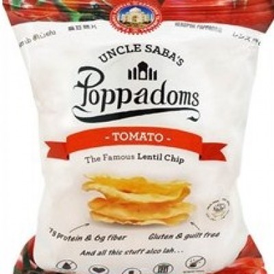 UNCLESABA'SPOPPADOMS - 50GTOMATO (30 Units Per Carton)