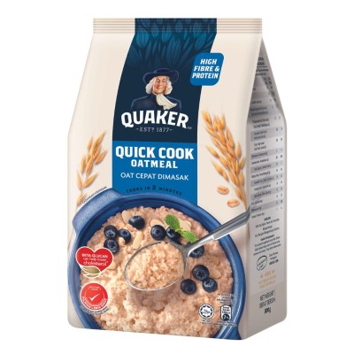 QUAKER QUICK COOK FOIL 800G x 12