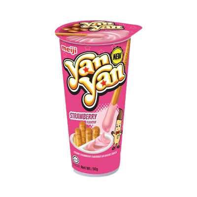 Meiji YanYan Strawberry Flavour 44g