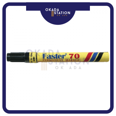 Faster 70 Permanent Marker - ( BLACK COLOUR )