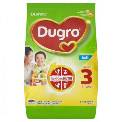 DUMEX DUGRO 3 REGULAR 1-3 YEARS 850g 12 X 850G