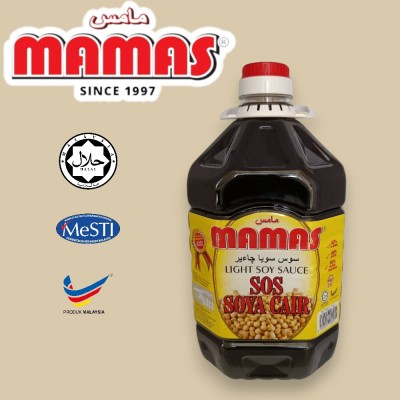 MAMAS LIGHT SOY SAUCE 3kg x 6