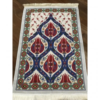 Turkish Ottoman Motif Sejadah-Tulip