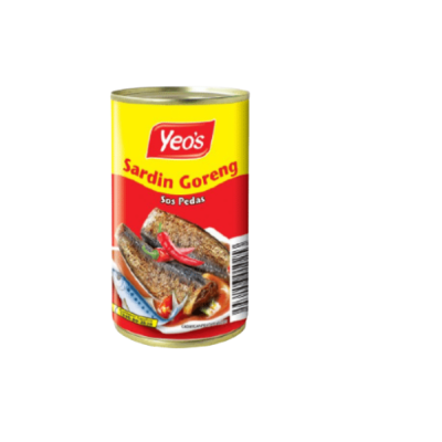 YEO'S SARDIN GORENG SOS PEDAS 155g